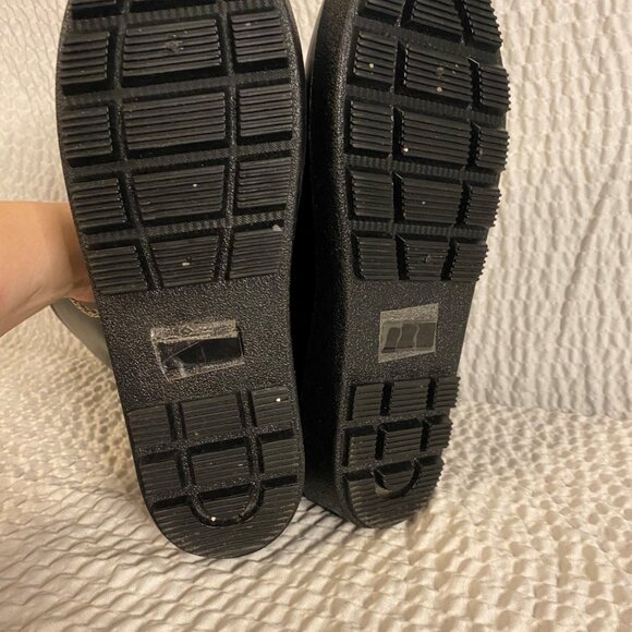 JustFab Like New Halison Black Tall Rubber Rain Boot Size 9 - Picture 8 of 10